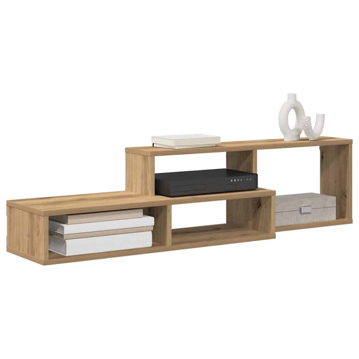 vidaXL ΡάφιΤηλεόρασηςΤοίχου 120x25x28,5εκ Επεξεργασμένο Ξύλο