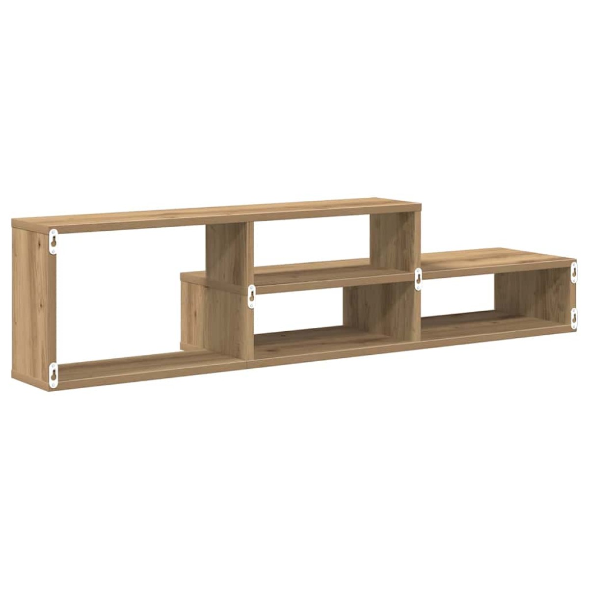 vidaXL ΡάφιΤηλεόρασηςΤοίχου 120x25x28,5εκ Επεξεργασμένο Ξύλο