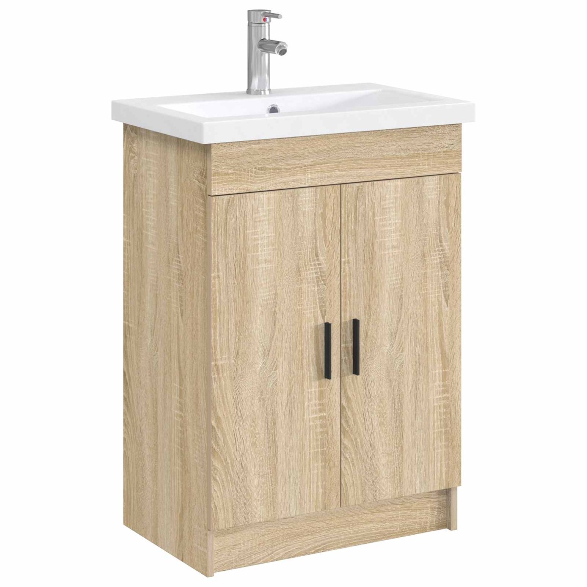 vidaXL Λεκάνη μπάνιου Χρωμέ 61 x 40 x 16,5 εκ. Μέταλλο
