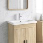 vidaXL Λεκάνη μπάνιου Χρωμέ 61 x 40 x 16,5 εκ. Μέταλλο