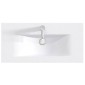vidaXL Λεκάνη μπάνιου Χρωμέ 81 x 40 x 17,5 εκ. Μέταλλο