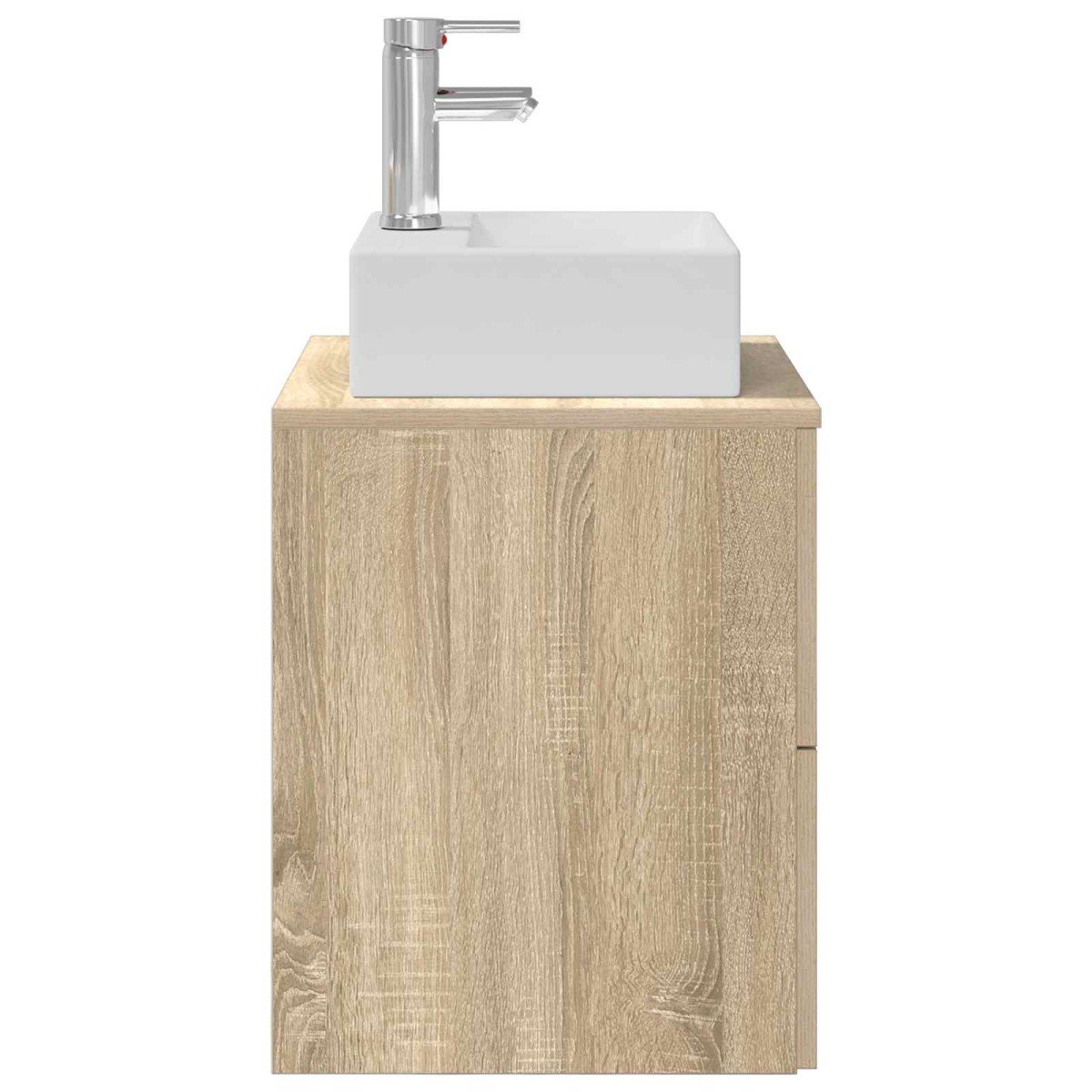 vidaXL Επιτοίχια Λεκάνη Έπιπλο Sonoma Δρυς 49,5 x 41 x 62,5 εκ