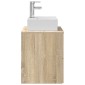 vidaXL Επιτοίχια Λεκάνη Έπιπλο Sonoma Δρυς 49,5 x 41 x 62,5 εκ