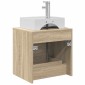 vidaXL Επιτοίχια Λεκάνη Έπιπλο Sonoma Δρυς 49,5 x 41 x 62,5 εκ