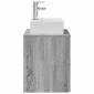 vidaXL Επιτοίχια Λεκάνη Έπιπλο Γκρι Sonoma 49,5 x 41 x 62,5 εκ