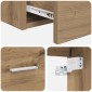vidaXL Επιτοίχια Λεκάνη Έπιπλο Artisan Δρυς 49,5 x 41 x 62,5 εκ