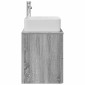 vidaXL Επιτοίχια Λεκάνη Έπιπλο Γκρι Sonoma 53 x 34,5 x 63 εκ