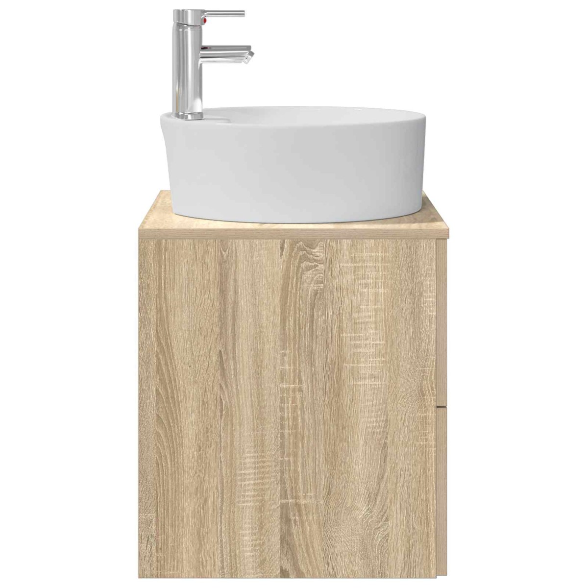 vidaXL Επιτοίχια Λεκάνη Έπιπλο Sonoma Δρυς 49,5 x 44,5 x 65 εκ