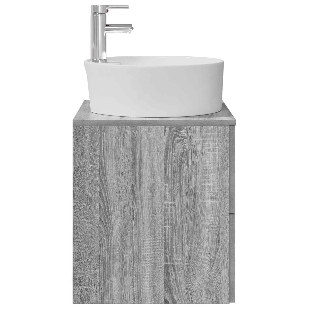 vidaXL Επιτοίχια Λεκάνη Έπιπλο Γκρι Sonoma 49,5 x 44,5 x 65 εκ