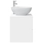 vidaXL Επιτοίχια Λεκάνη Έπιπλο Λευκό 49,5 x 44,5 x 66,5 εκ.