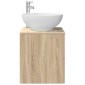 vidaXL Επιτοίχια Λεκάνη Έπιπλο Sonoma Δρυς 49,5 x 44,5 x 66,5 εκ.