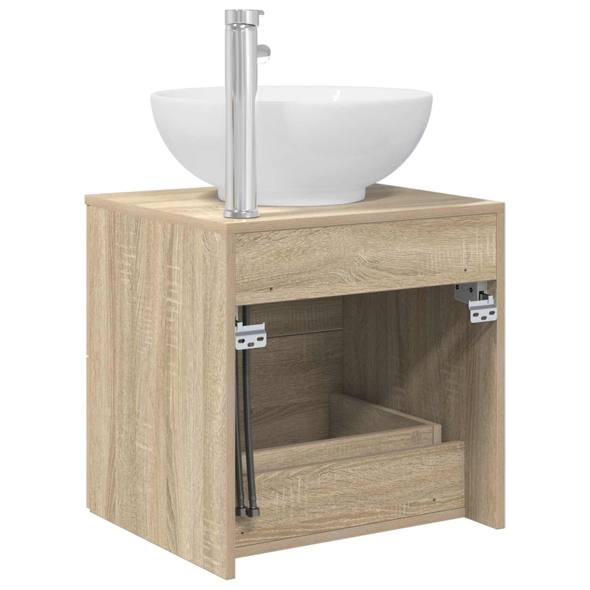 vidaXL Επιτοίχια Λεκάνη Έπιπλο Sonoma Δρυς 49,5 x 44,5 x 66,5 εκ.