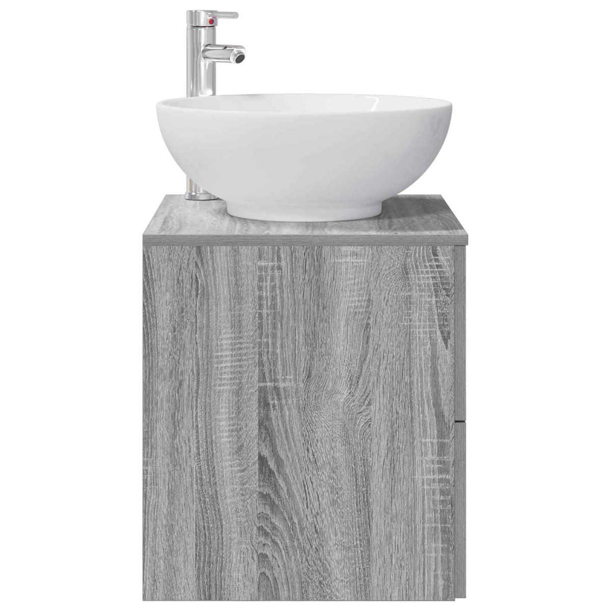 vidaXL Επιτοίχια Λεκάνη Έπιπλο Γκρι Sonoma 49,5 x 44,5 x 66,5 εκ.