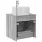 vidaXL Επιτοίχια Λεκάνη Έπιπλο Γκρι Sonoma 49,5 x 44,5 x 66 εκ
