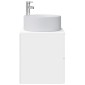 vidaXL Επιτοίχια Λεκάνη Έπιπλο Λευκό 49,5 x 44,5 x 65,5 εκ