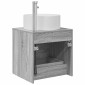 vidaXL Επιτοίχια Λεκάνη Έπιπλο Γκρι Sonoma 49,5 x 44,5 x 65,5 εκ
