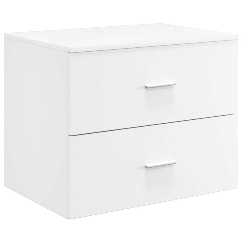 vidaXL Τοίχου Μπάνιου Κάβινες Λευκό 62,5 x 44,5 x 50 εκ.