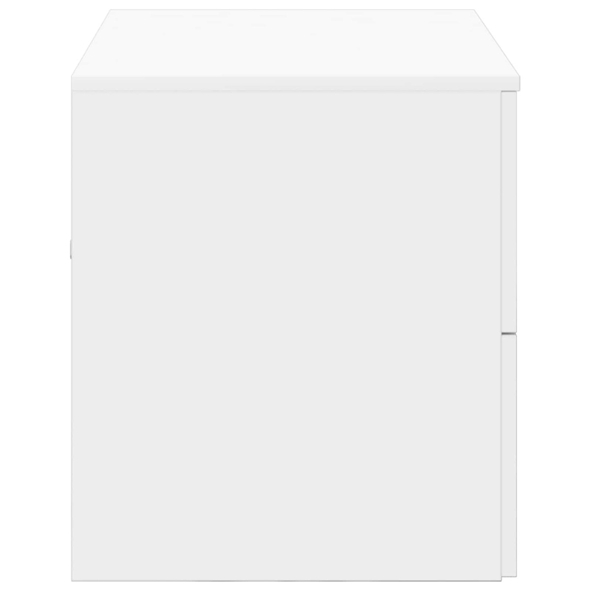 vidaXL Τοίχου Μπάνιου Κάβινες Λευκό 62,5 x 44,5 x 50 εκ.