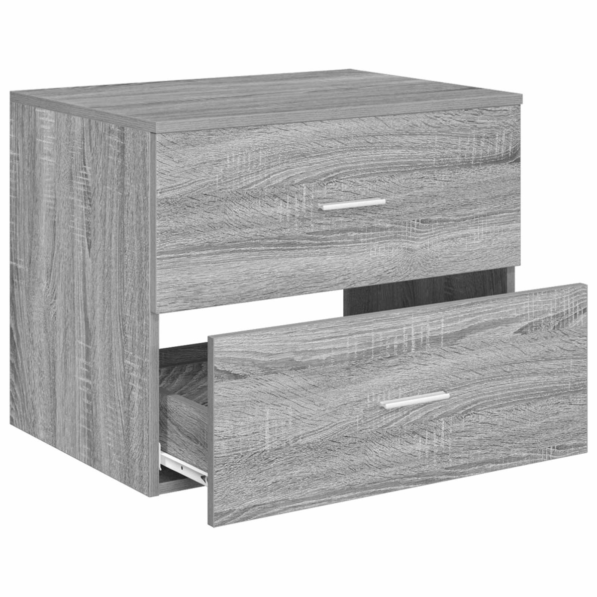 vidaXL Τοίχου Μπάνιου Κάβινες Γκρι Sonoma 62,5 x 44,5 x 50 εκ.