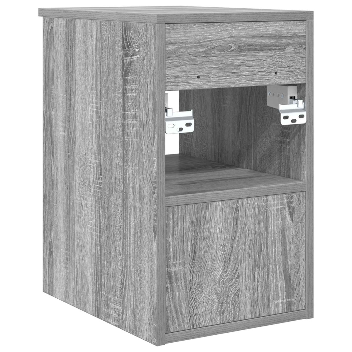 vidaXL Ντουλάπι Μπάνιου Ενδιάμεσο Γκρι Sonoma 30 x 35 x 50 εκ.