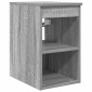 vidaXL Ντουλάπι Μπάνιου Ενδιάμεσο Γκρι Sonoma 30 x 41 x 50 εκ.
