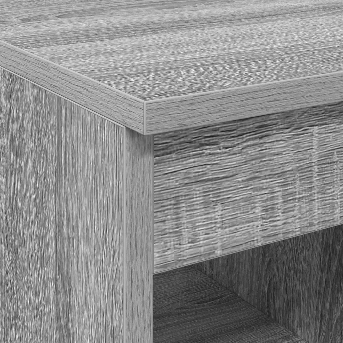 vidaXL Ντουλάπι Μπάνιου Ενδιάμεσο Γκρι Sonoma 30 x 41 x 50 εκ.