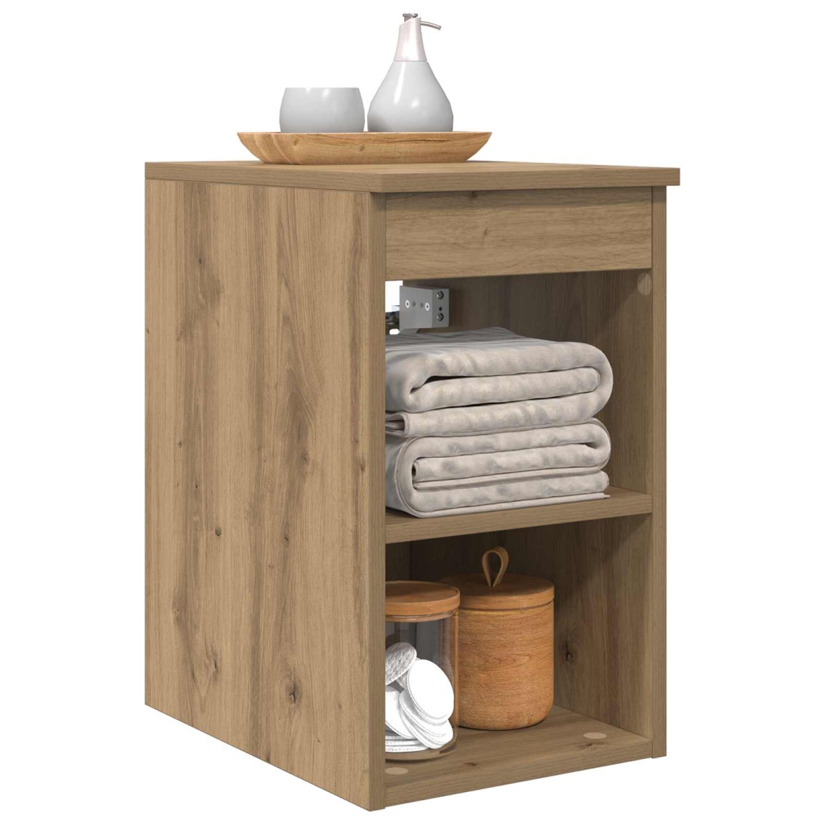 vidaXL Ντουλάπι Μπάνιου Ενδιάμεσο Artisan Δρυς 30 x 41 x 50 εκ.