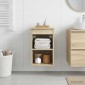 vidaXL Ντουλάπι Μπάνιου Ενδιάμεσο Sonoma Δρυς 30 x 44,5 x 50 εκ.