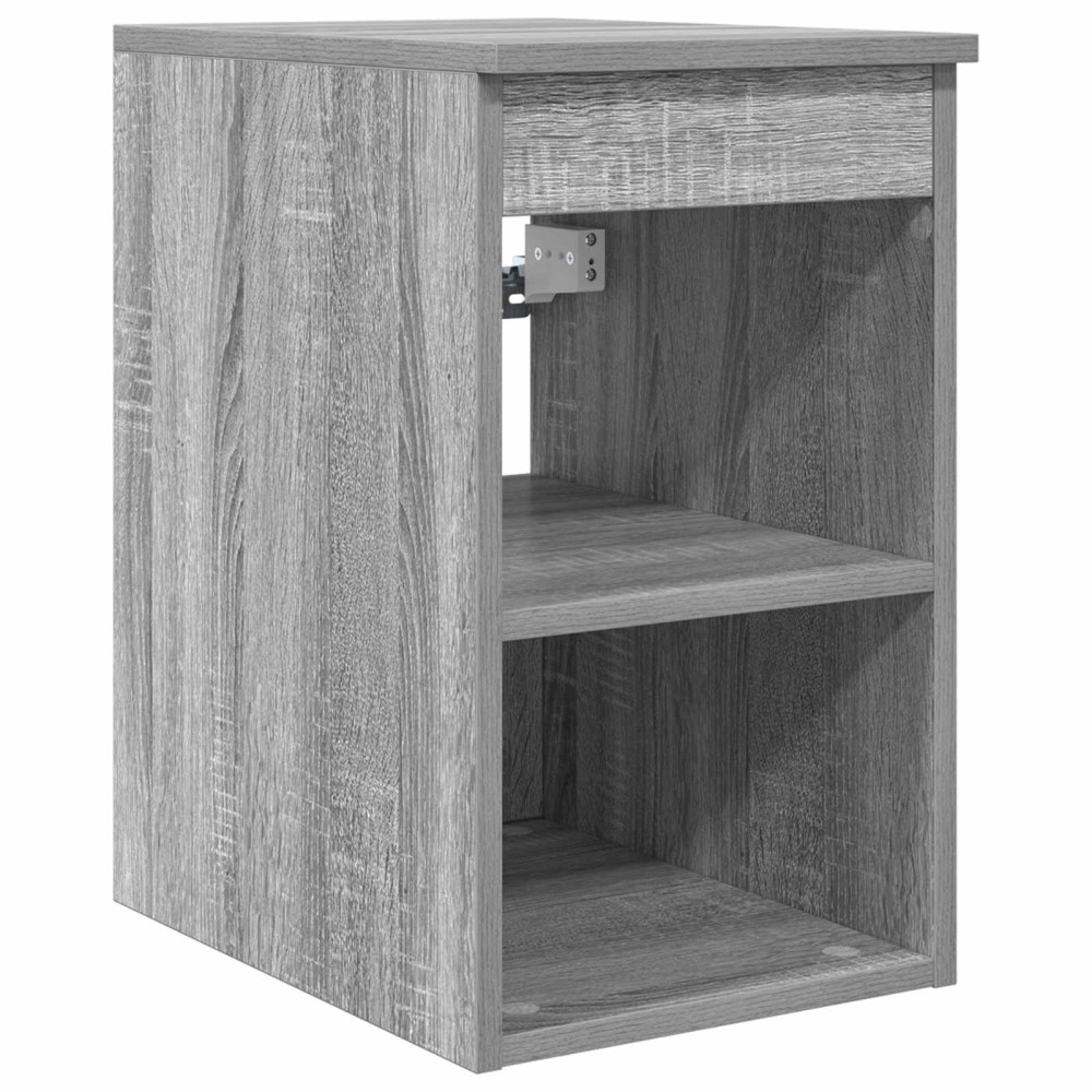 vidaXL Ντουλάπι Μπάνιου Ενδιάμεσο Γκρι Sonoma 30 x 44,5 x 50 εκ.