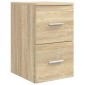 vidaXL Ντουλάπι Μπάνιου Ενδιάμεσο Sonoma Δρυς 30 x 35 x 50 εκ.