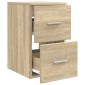 vidaXL Ντουλάπι Μπάνιου Ενδιάμεσο Sonoma Δρυς 30 x 35 x 50 εκ.