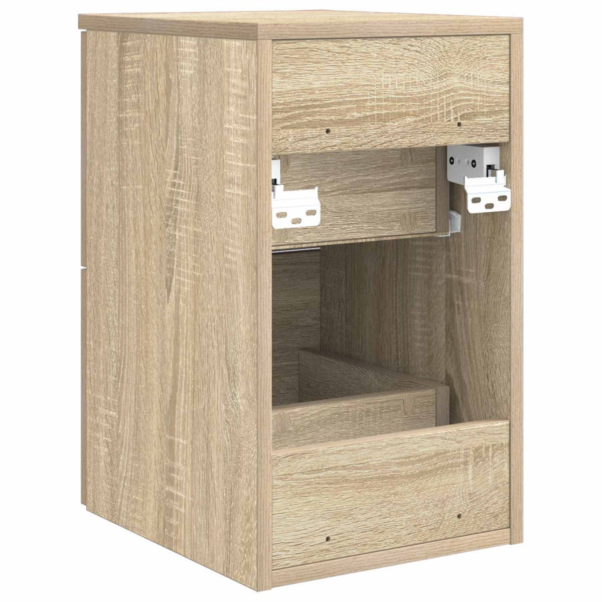vidaXL Ντουλάπι Μπάνιου Ενδιάμεσο Sonoma Δρυς 30 x 35 x 50 εκ.
