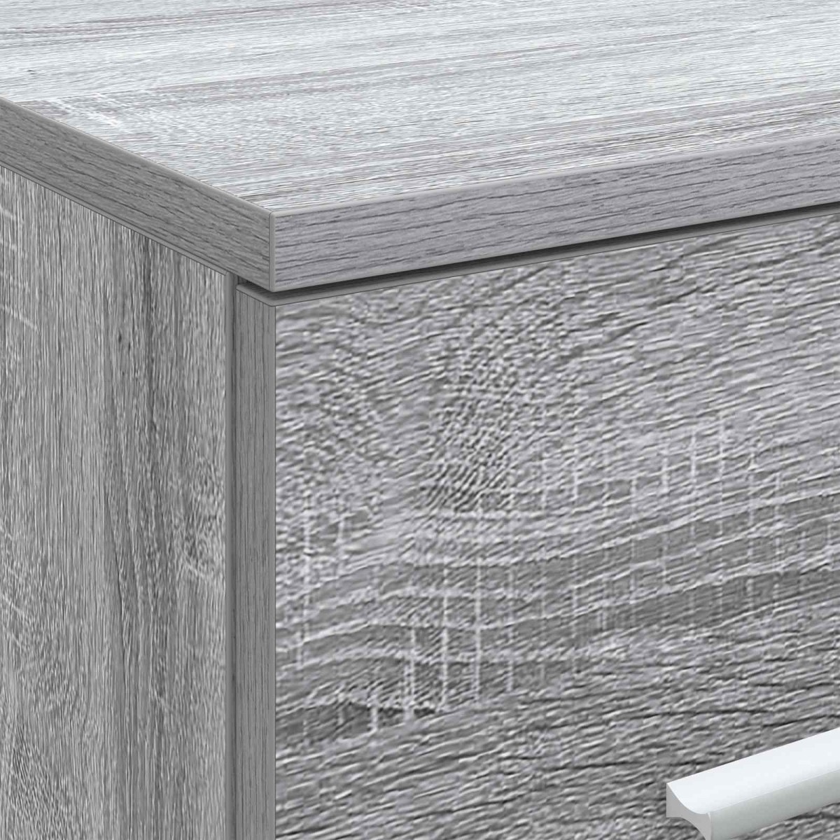 vidaXL Ντουλάπι Μπάνιου Ενδιάμεσο Γκρι Sonoma 30 x 35 x 50 εκ.