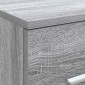 vidaXL Ντουλάπι Μπάνιου Ενδιάμεσο Γκρι Sonoma 30 x 35 x 50 εκ.