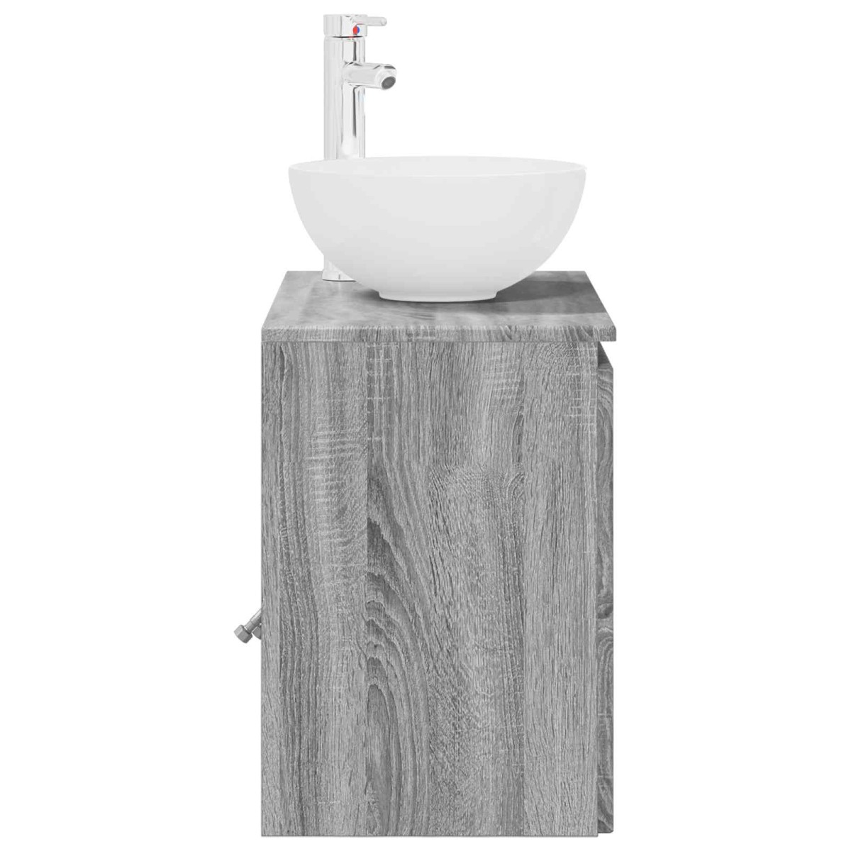 vidaXL Επιτοίχια Λεκάνη Έπιπλο Γκρι Sonoma 49,5 x 35 x 63 εκ