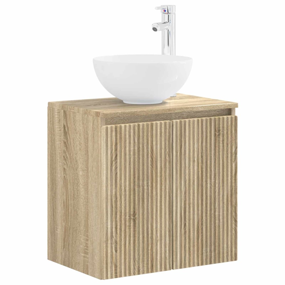 vidaXL Επιτοίχια Λεκάνη Έπιπλο Sonoma Δρυς 49,5 x 41 x 64,5 εκ
