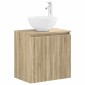 vidaXL Επιτοίχια Λεκάνη Έπιπλο Sonoma Δρυς 49,5 x 41 x 64,5 εκ