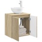 vidaXL Επιτοίχια Λεκάνη Έπιπλο Sonoma Δρυς 49,5 x 41 x 64,5 εκ
