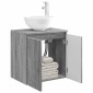 vidaXL Επιτοίχια Λεκάνη Έπιπλο Γκρι Sonoma 49,5 x 41 x 64,5 εκ