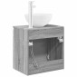 vidaXL Επιτοίχια Λεκάνη Έπιπλο Γκρι Sonoma 49,5 x 41 x 64,5 εκ