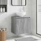 vidaXL Επιτοίχια Λεκάνη Έπιπλο Γκρι Sonoma 49,5 x 41 x 64,5 εκ