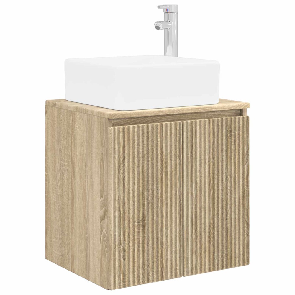 vidaXL Επιτοίχια Λεκάνη Έπιπλο Sonoma Δρυς 49,5 x 41 x 63 εκ