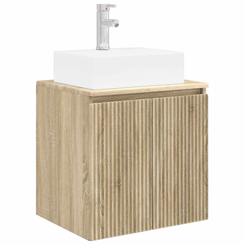 vidaXL Επιτοίχια Λεκάνη Έπιπλο Sonoma Δρυς 49,5 x 41 x 62,5 εκ