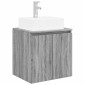 vidaXL Επιτοίχια Λεκάνη Έπιπλο Γκρι Sonoma 49,5 x 41 x 62,5 εκ