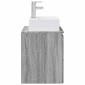vidaXL Επιτοίχια Λεκάνη Έπιπλο Γκρι Sonoma 49,5 x 41 x 62,5 εκ