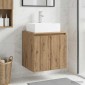vidaXL Επιτοίχια Λεκάνη Έπιπλο Artisan Δρυς 49,5 x 41 x 62,5 εκ