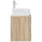 vidaXL Επιτοίχια Λεκάνη Έπιπλο Sonoma Δρυς 53 x 35 x 63 εκ