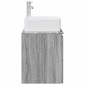 vidaXL Επιτοίχια Λεκάνη Έπιπλο Γκρι Sonoma 53 x 35 x 63 εκ