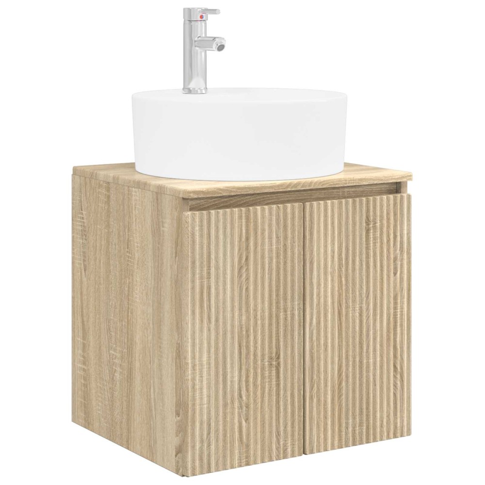 vidaXL Επιτοίχια Λεκάνη Έπιπλο Sonoma Δρυς 49,5 x 44,5 x 65 εκ