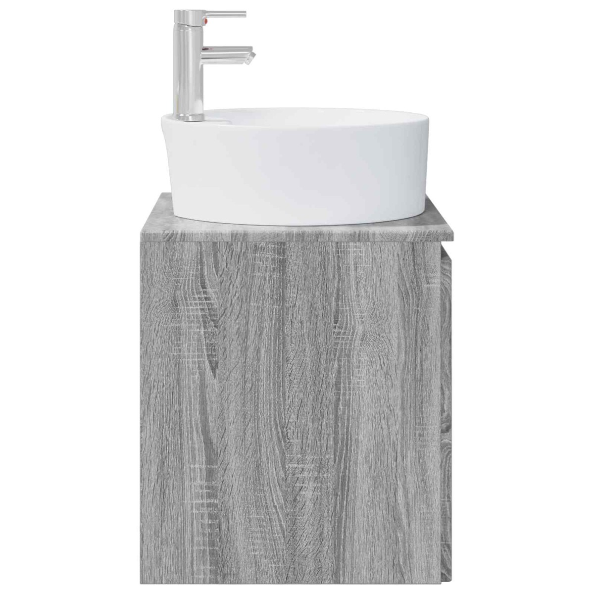 vidaXL Επιτοίχια Λεκάνη Έπιπλο Γκρι Sonoma 49,5 x 44,5 x 65 εκ